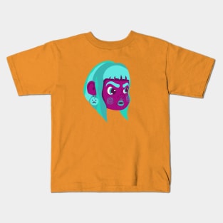 Angry Girl Kids T-Shirt